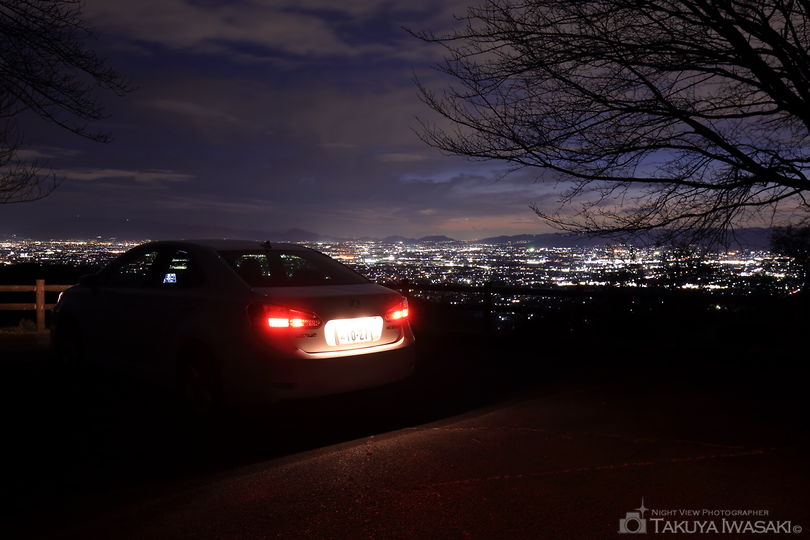 高円山展望所の夜景スポット写真（3）