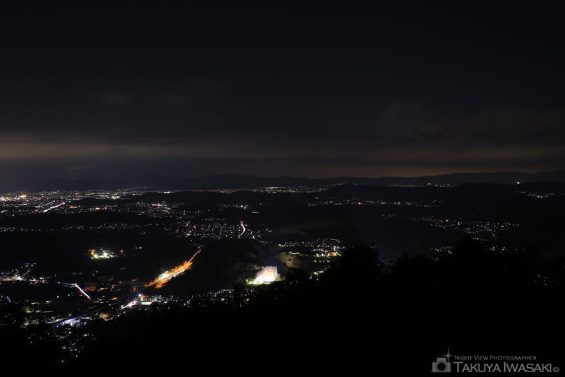 森林公園雨の森 展望台の夜景スポット写真（3）