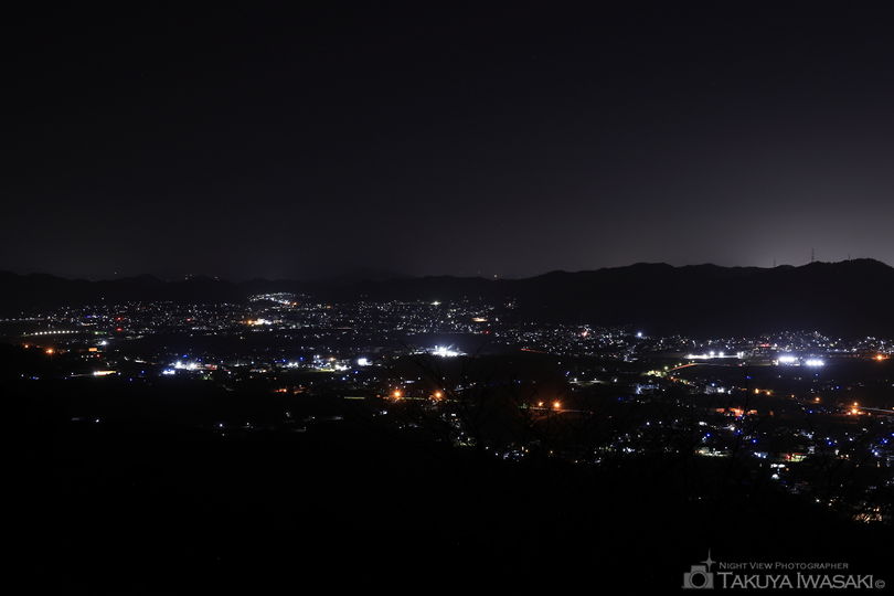 最初が峰展望所の夜景スポット写真（1）