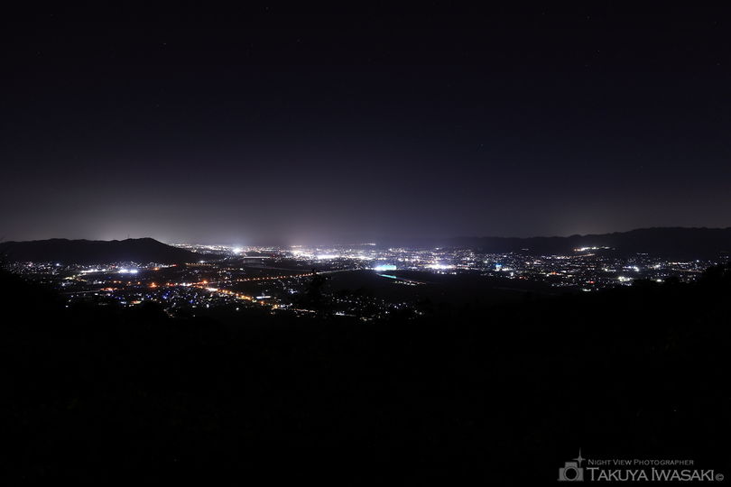 最初が峰展望所の夜景スポット写真（5）