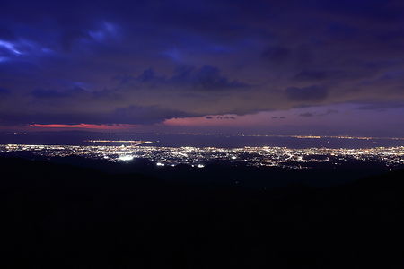 葛城山展望台の夜景スポット写真（1）class=