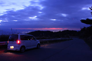 葛城山展望台の夜景スポット写真（5）class=