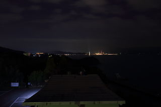 雑賀崎灯台の夜景スポット写真（2）class=