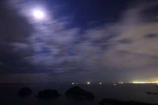 雑賀崎灯台の夜景スポット写真（3）class=