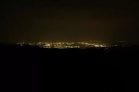 赤松眺海 展望駐車場の夜景