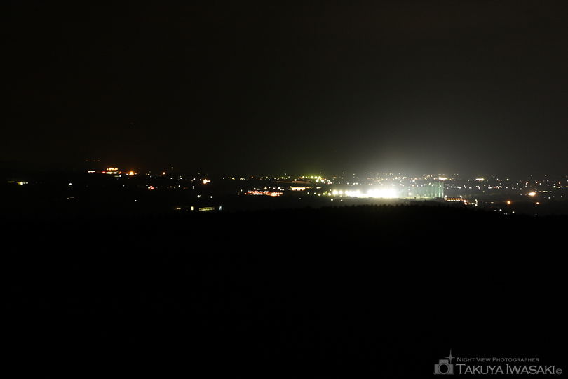 壺瓶山の夜景スポット写真（1）
