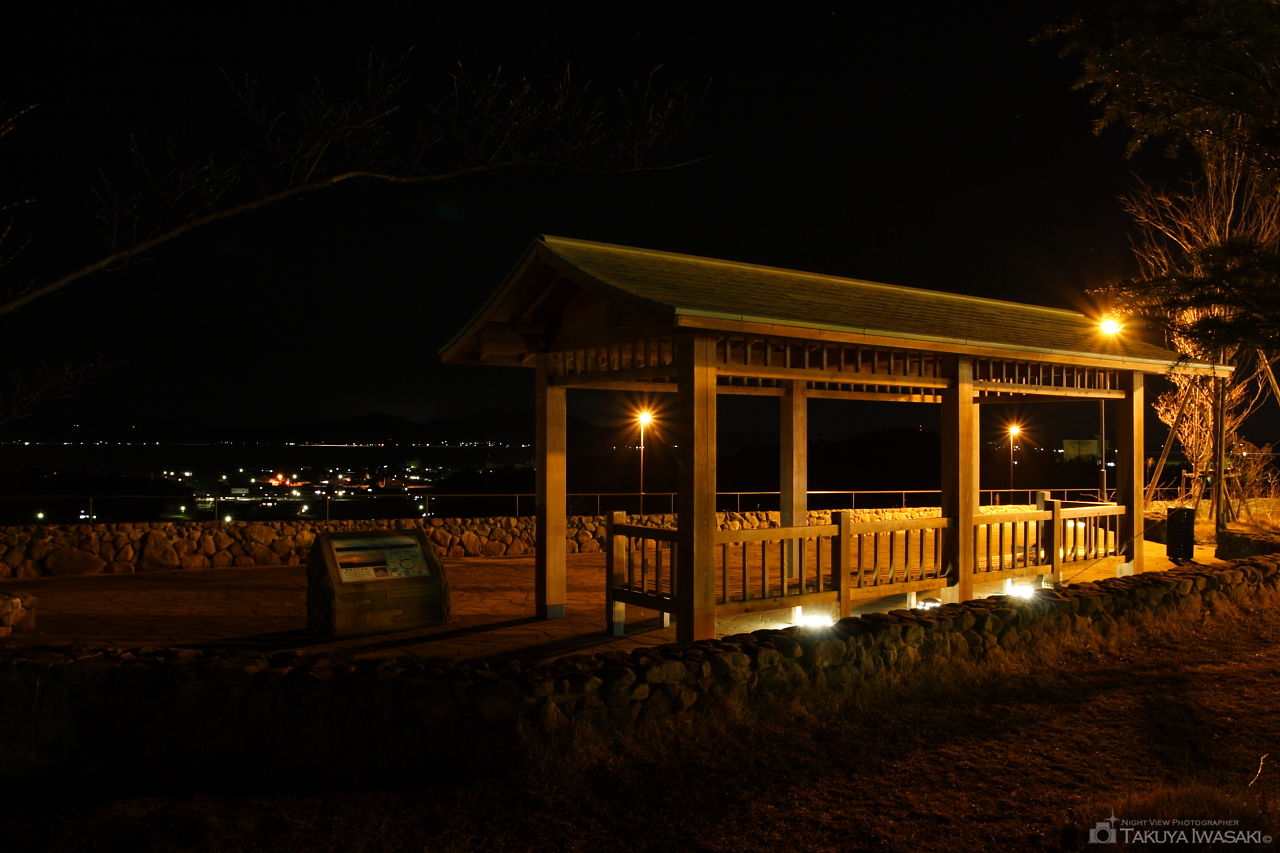 宍道湖SA（上り）の夜景スポット写真（3）