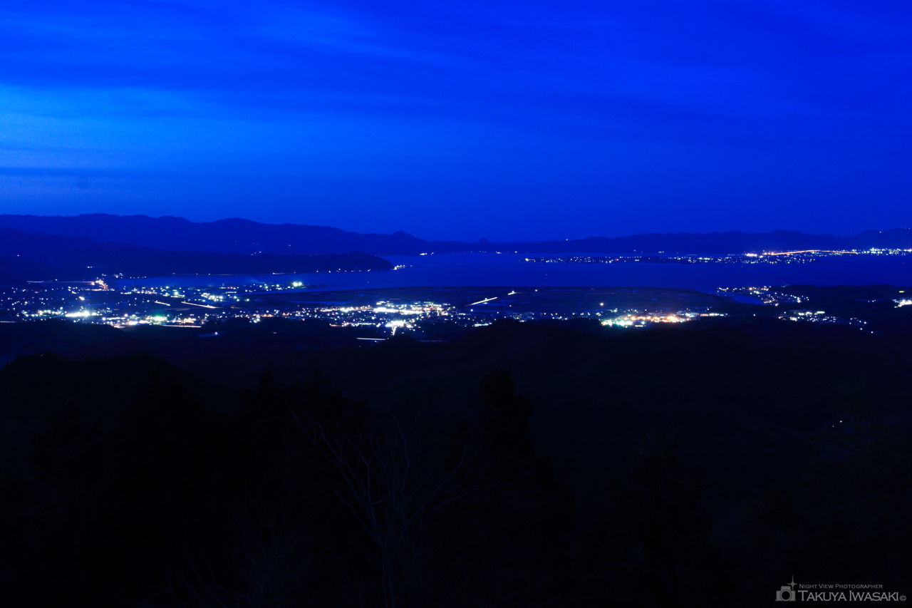 星上峠展望台の夜景スポット写真（1）