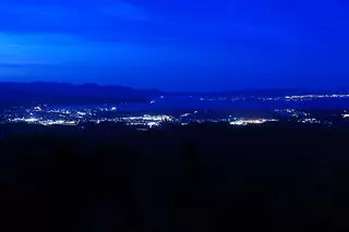 星上峠展望台の夜景