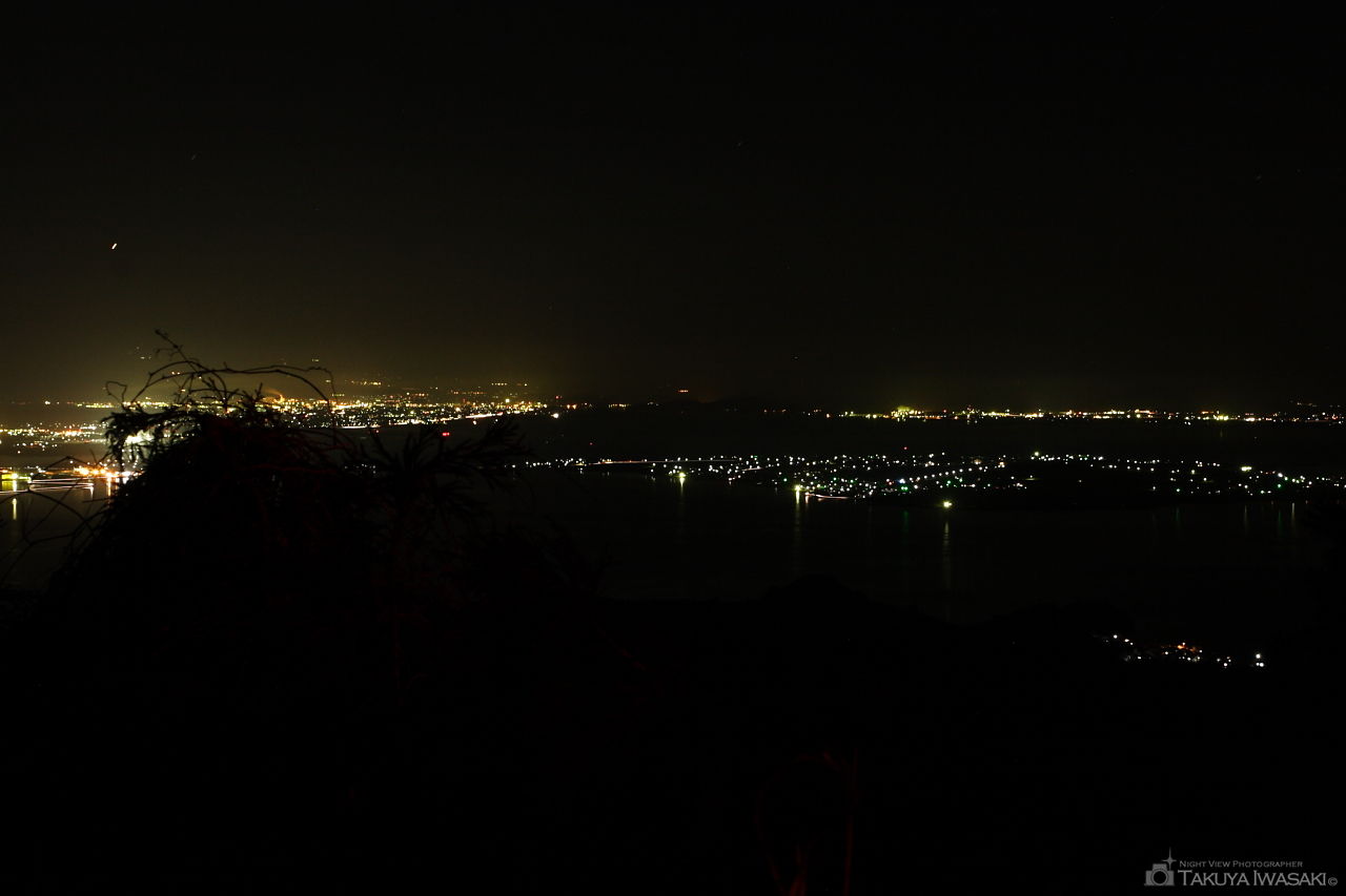 枕木山の夜景スポット写真（2）