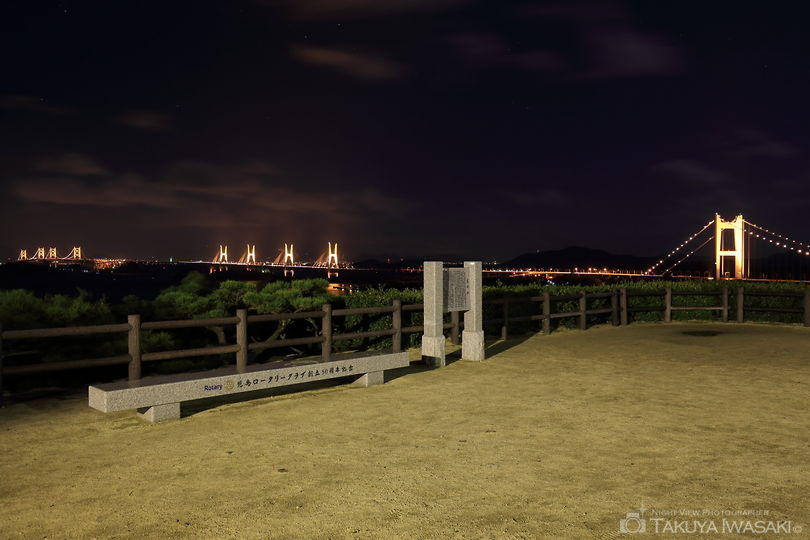 鷲羽山公園 展望台の夜景スポット写真（3）