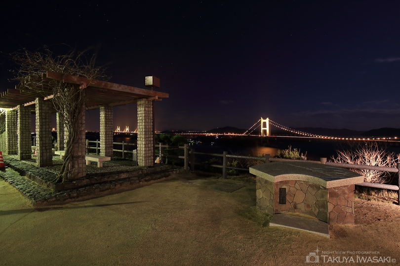 鷲羽山公園 展望台の夜景スポット写真（4）