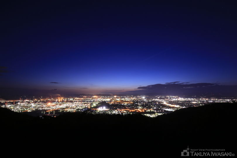 鷲羽山スカイライン 水島展望台の夜景スポット写真（1）