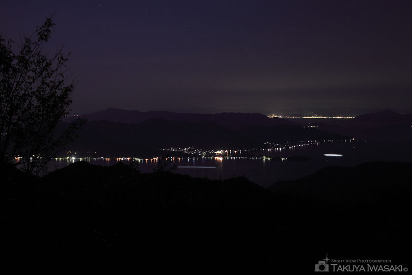 絵下山公園展望広場の夜景スポット写真（3）
