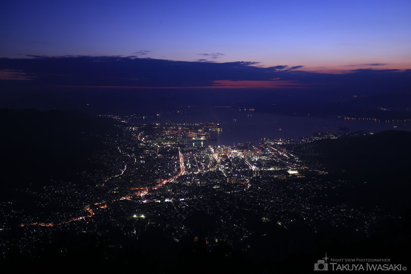 灰ヶ峰の夜景スポット写真（2）