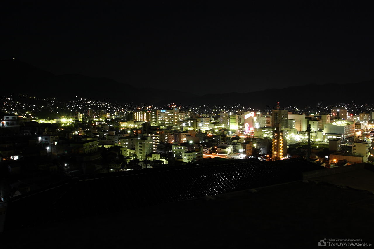 両城の200階段の夜景スポット写真（1）