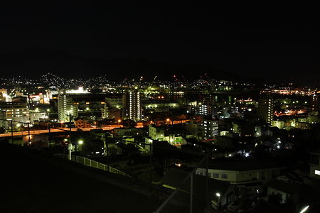 呉市内中心部の夜景