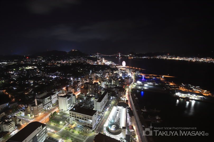 海峡ゆめタワーの夜景スポット写真（2）