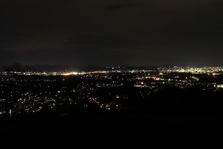 竜王山公園の夜景