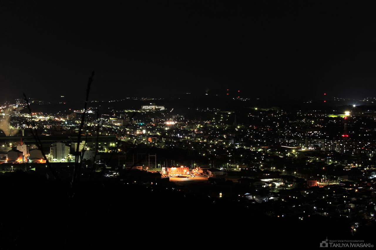 竜王山公園の夜景スポット写真（2）