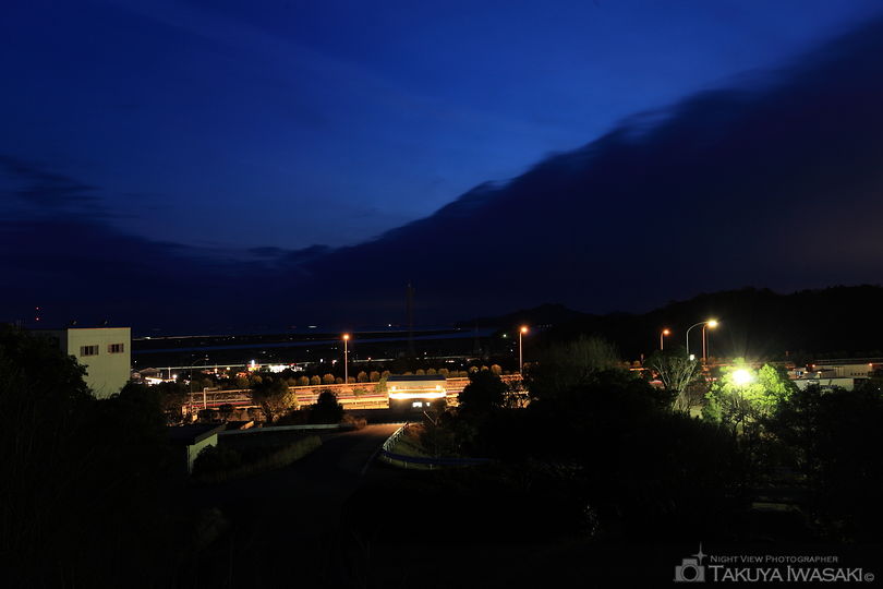 佐波川SA（下り）の夜景スポット写真（3）