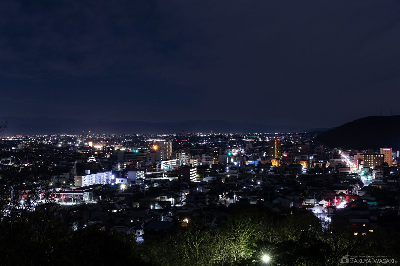 妙見山の夜景スポット写真（2）