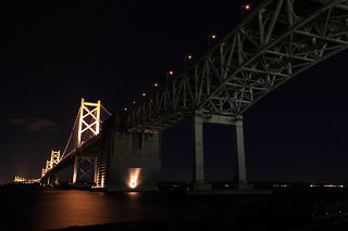 瀬戸大橋記念公園の夜景