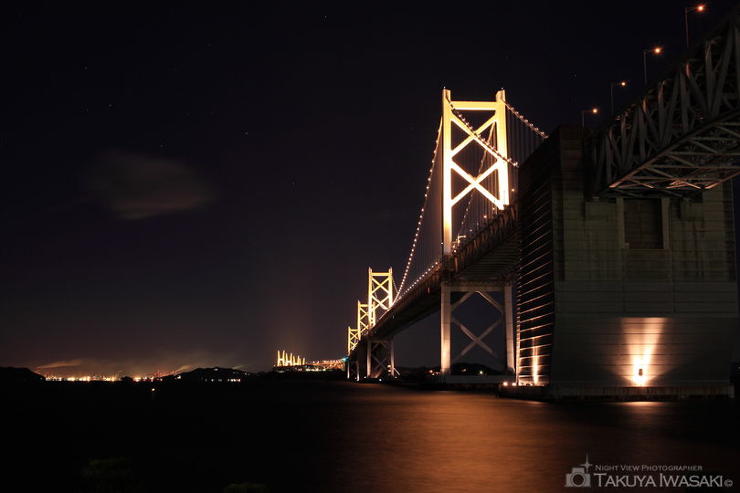 瀬戸大橋記念公園の夜景スポット写真（2）