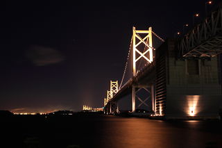 瀬戸大橋記念公園の夜景スポット写真（2）class=