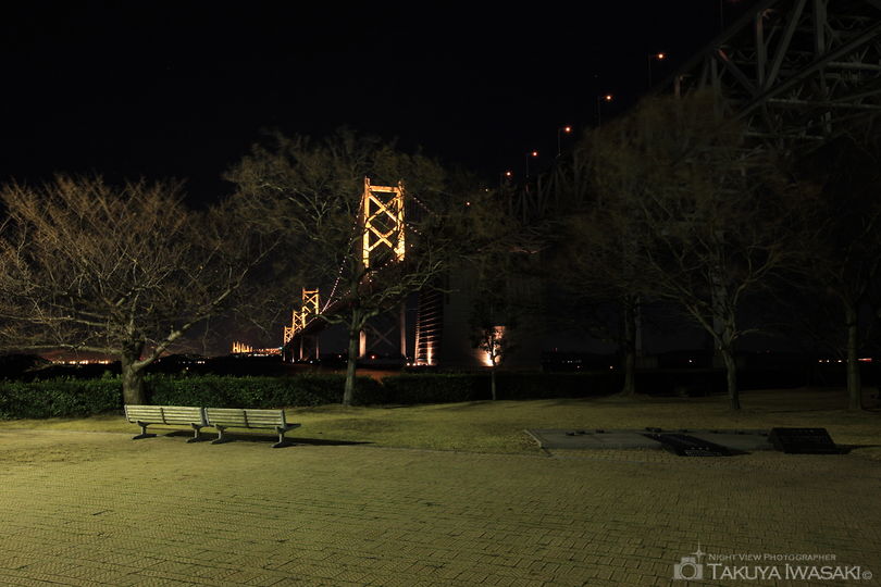 瀬戸大橋記念公園の夜景スポット写真（4）