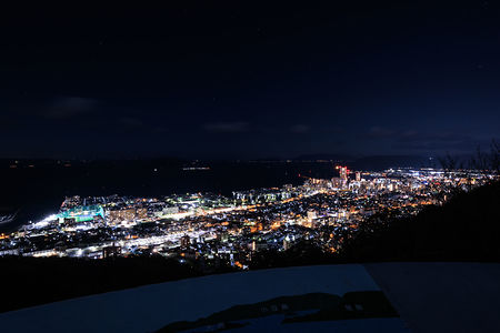 峰山公園の夜景スポット写真（1）class=