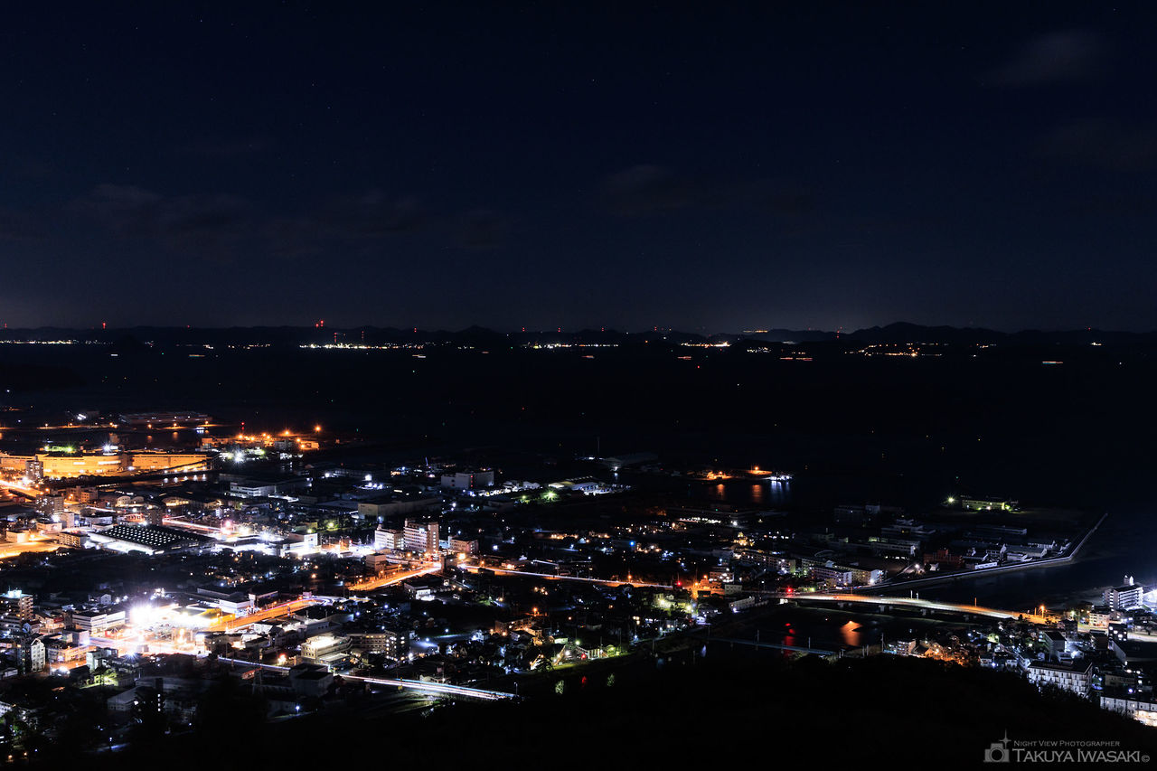 峰山公園の夜景スポット写真（4）