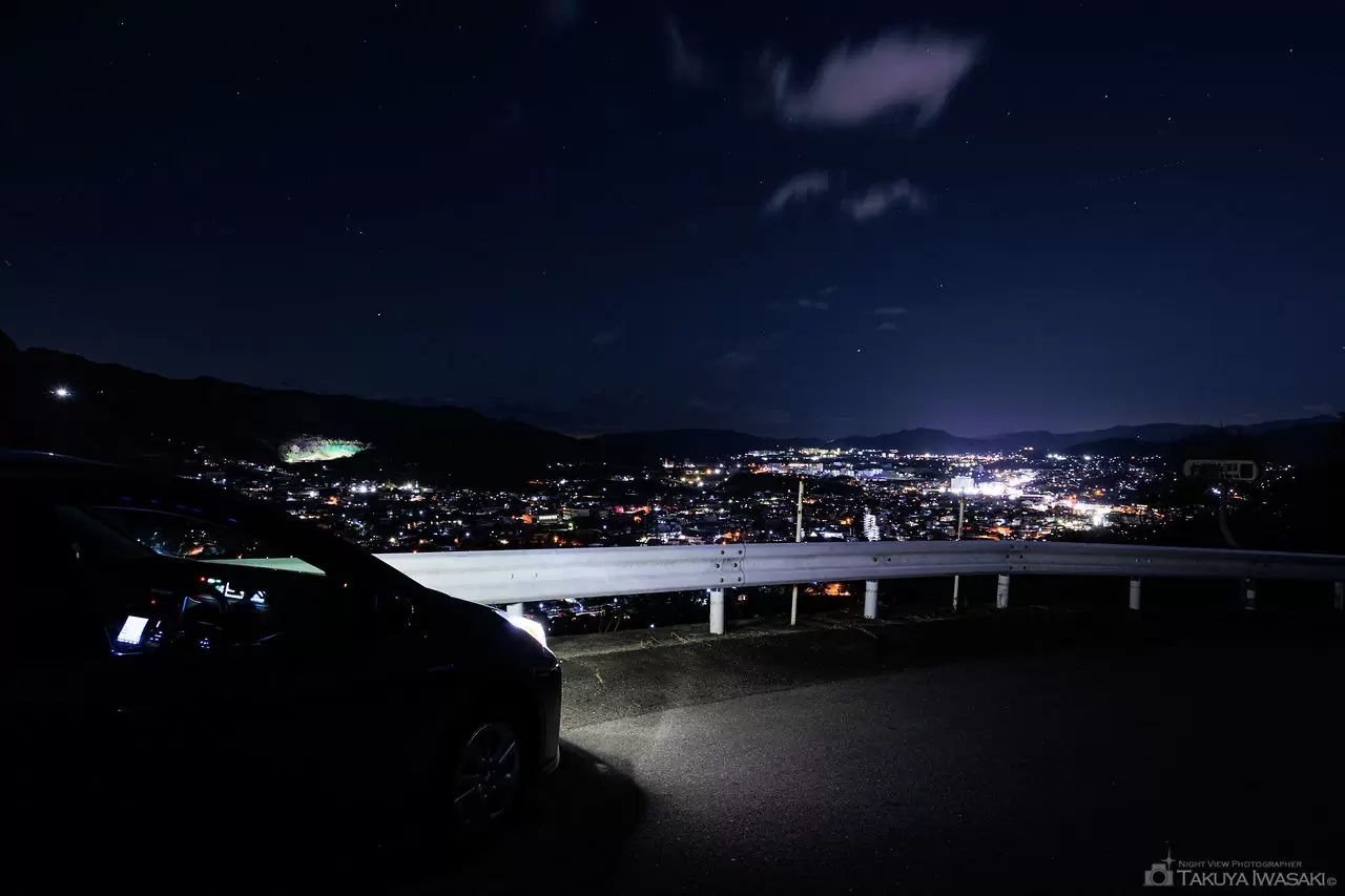 屋島東町 南側の夜景（香川県高松市）