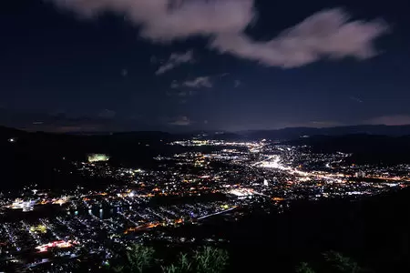 屋島 源平古戦場展望台の夜景