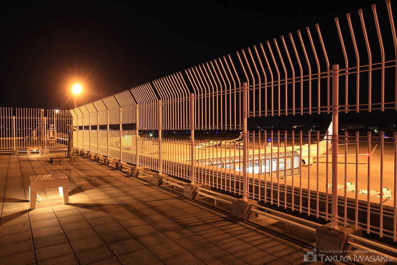 松山空港の夜景スポット写真（3）