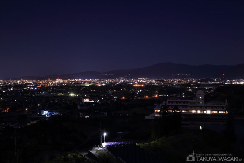 伊予灘SA（上り）の夜景スポット写真（1）