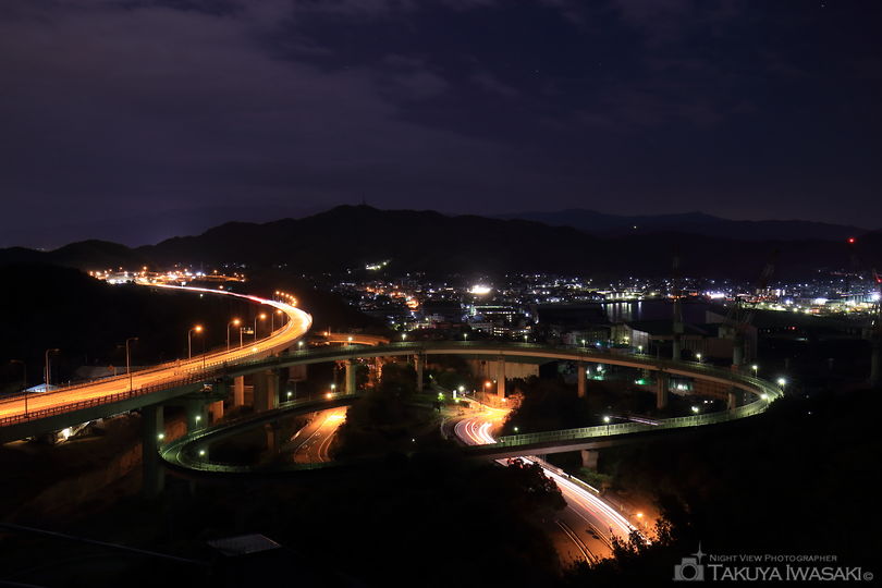 糸山公園展望台の夜景スポット写真（3）
