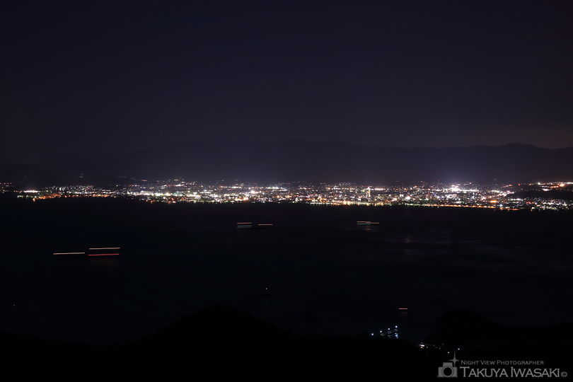 亀老山展望公園の夜景スポット写真（3）