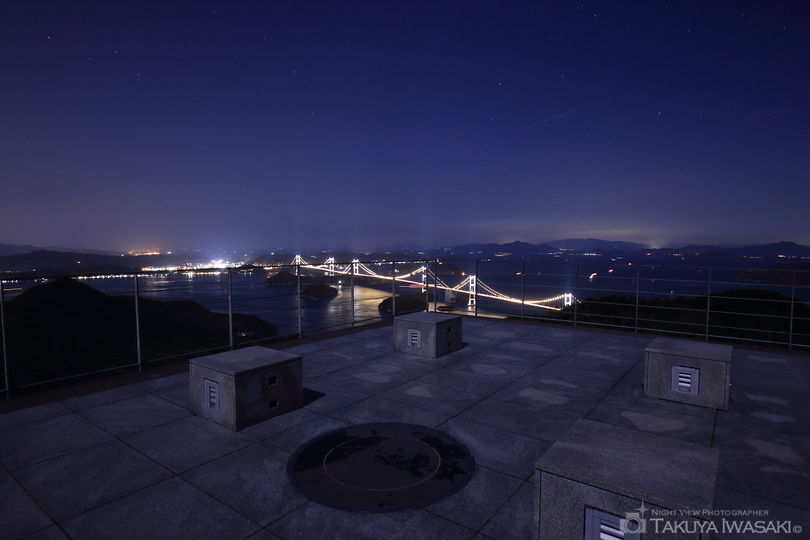 亀老山展望公園の夜景スポット写真（4）