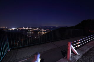 亀老山展望公園手前の夜景スポット写真（5）class=