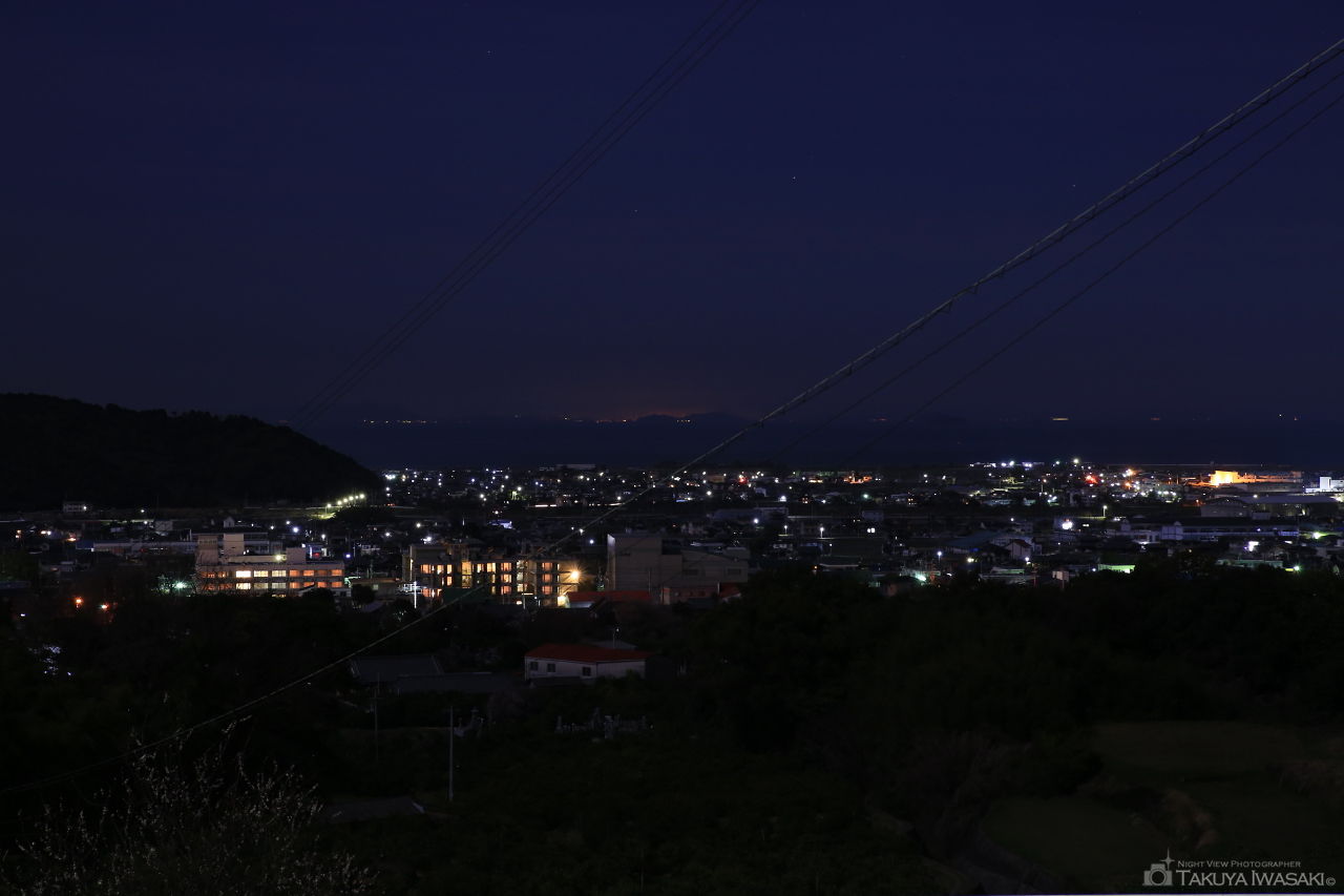 入野PA（上り）の夜景スポット写真（1）