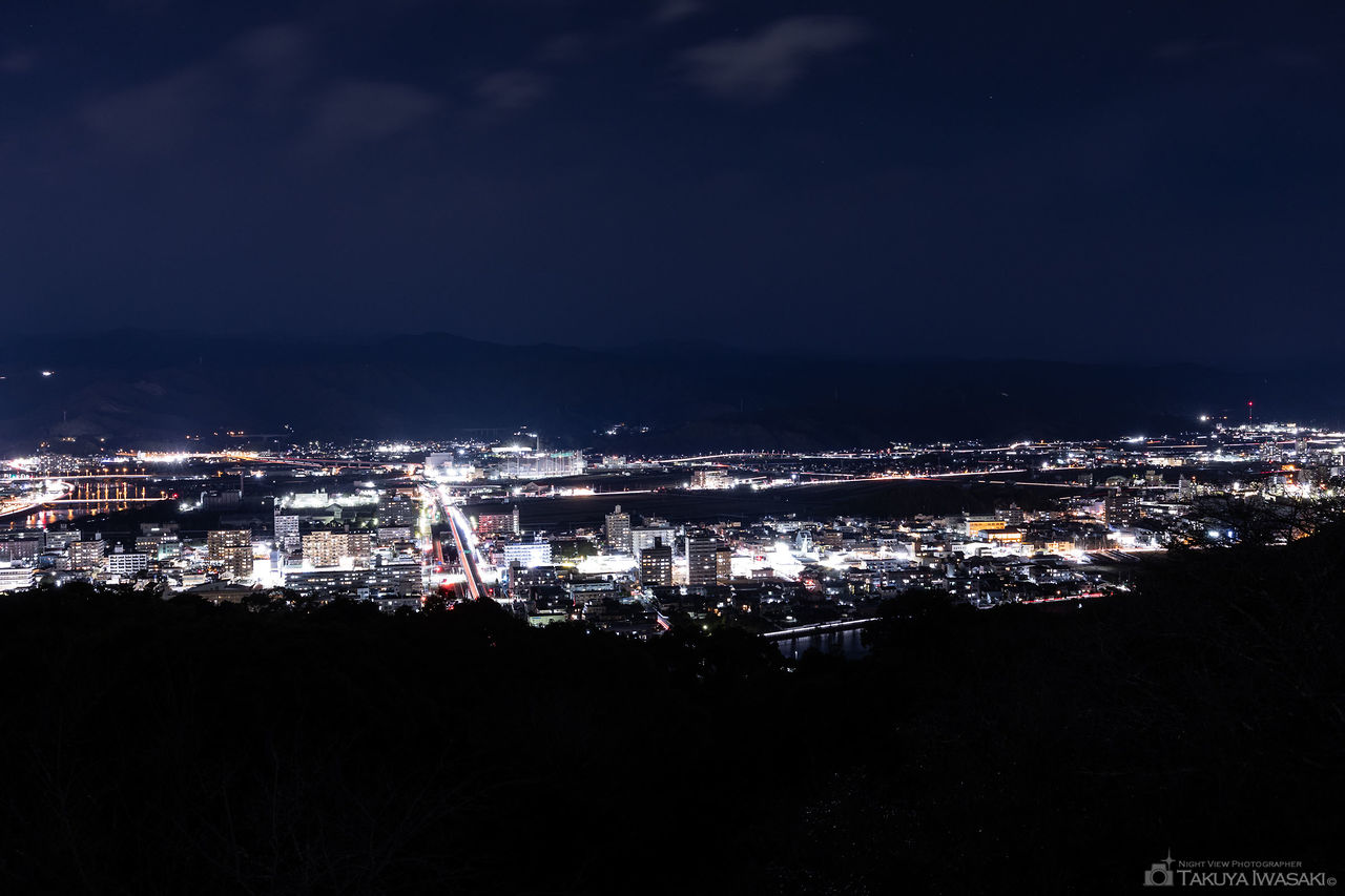 五台山の夜景スポット写真（6）