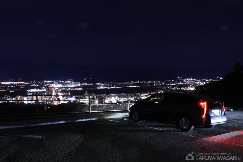 五台山 駐車場の夜景スポット写真（3）