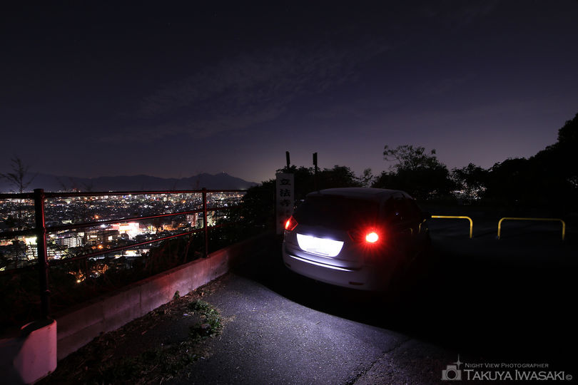 足立山山麓の夜景スポット写真（3）