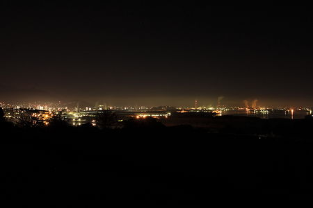 都島展望公園の夜景スポット写真（2）class=