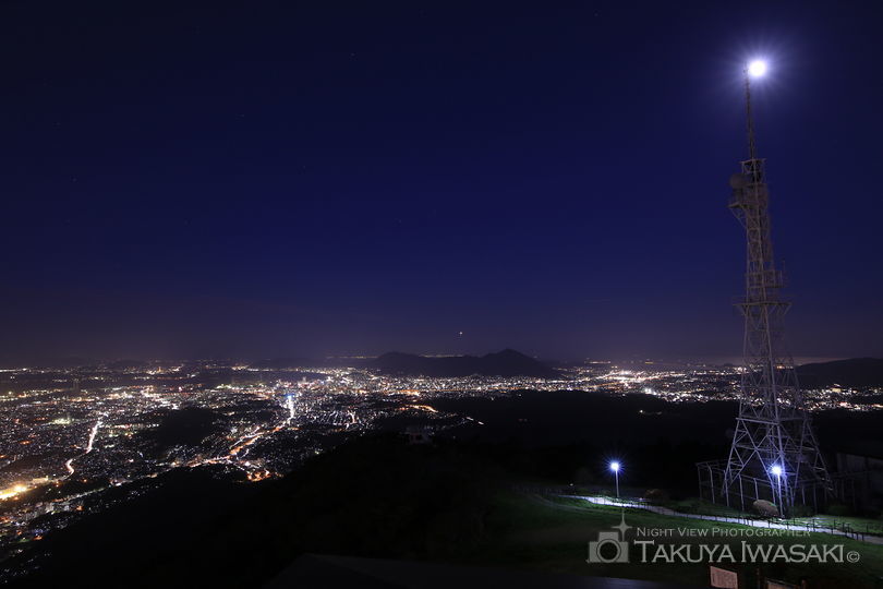 皿倉山の夜景スポット写真（3）