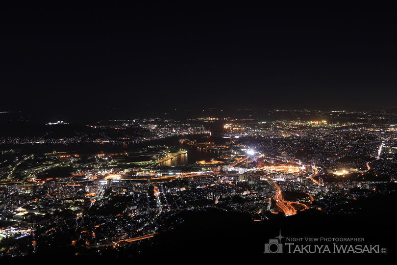 皿倉山の夜景スポット写真（4）