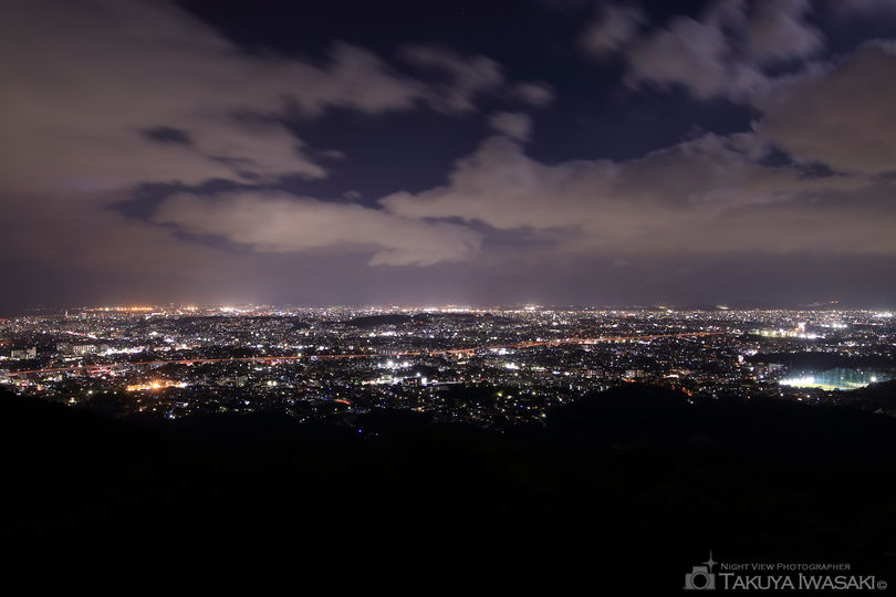 油山 片江展望台の夜景スポット写真（1）