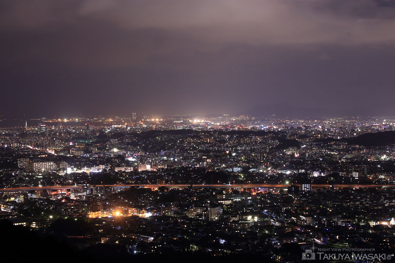 油山 片江展望台の夜景スポット写真（2）