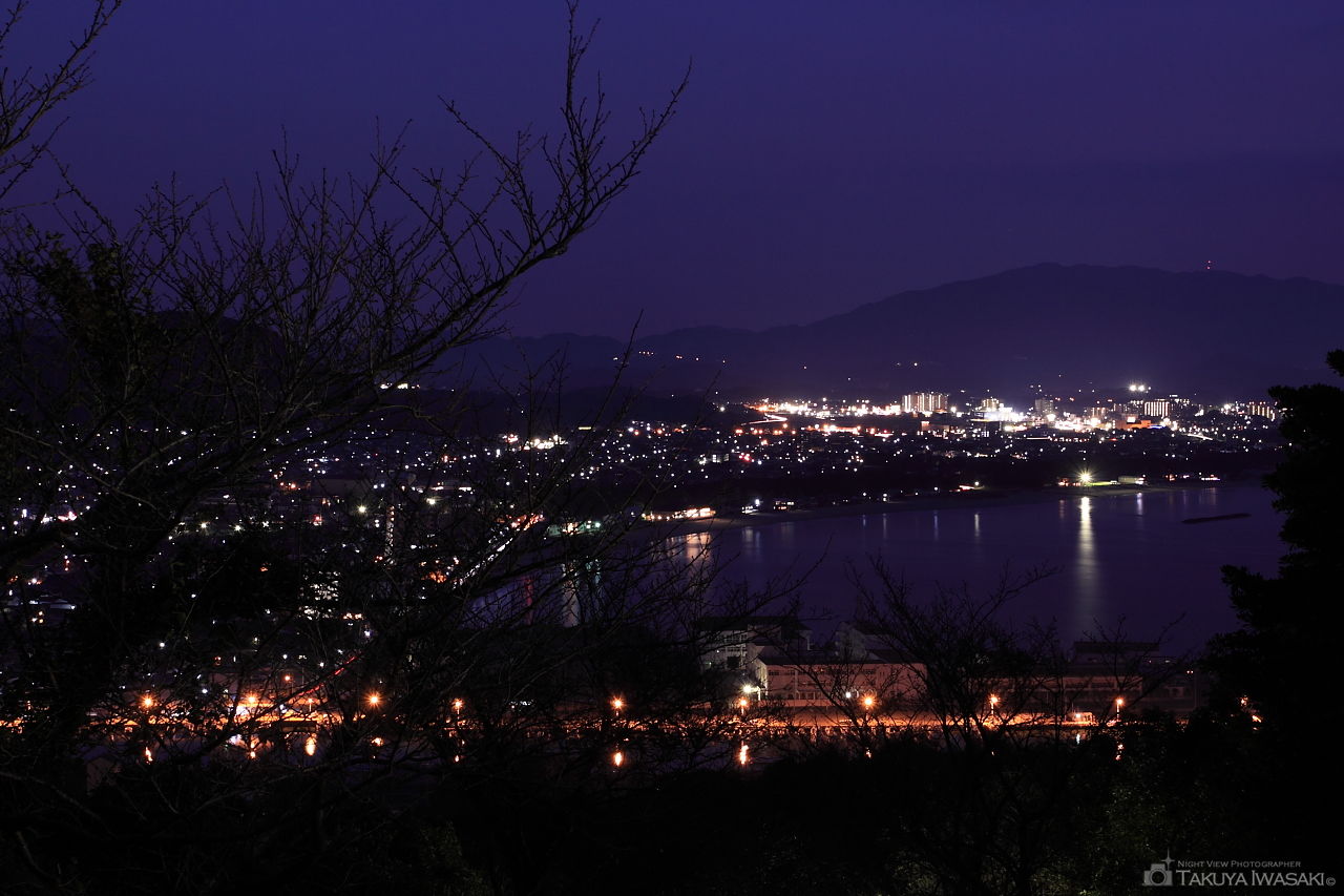 大峰山自然公園の夜景スポット写真（1）